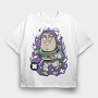 Space Hero Blast, Tricou Oversize Barbati (Unisex)