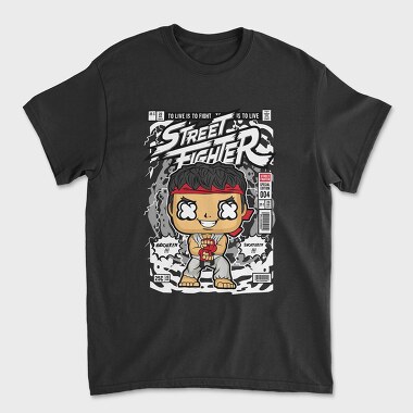 Street Fighter Pop Art, Tricou Barbati (Unisex)