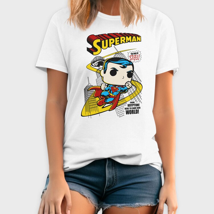 Superman Comics, Tricou Barbati (Unisex)