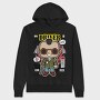 Taxi Driver Pop Art, Hanorac Oversize Barbati (Unisex)