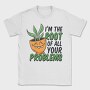 Plant Pun Throw Pillow Root Problems, Tricou Barbati (Unisex)