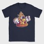Pizza Slice Monster Illuminati, Tricou Barbati (Unisex)