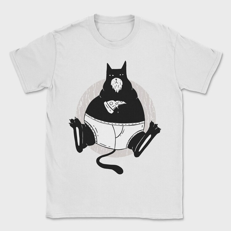 Pizza Cat Cathers Day, Tricou Barbati (Unisex)