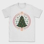 Pixelated Xmas Tree Ugly, Tricou Barbati (Unisex)