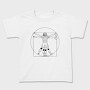 Vitruvian Man Volleyball Vitruvio, Tricou Copii