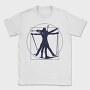 Vitruvian Biathlete Silhouette, Tricou Barbati (Unisex)