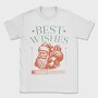 Vintage Santa Best Wishes Grunge, Tricou Barbati (Unisex)