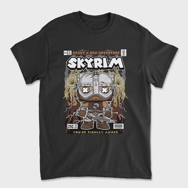 Viking Warrior Saga, Tricou Barbati (Unisex)