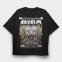 Viking Warrior Saga, Tricou Oversize Barbati (Unisex)