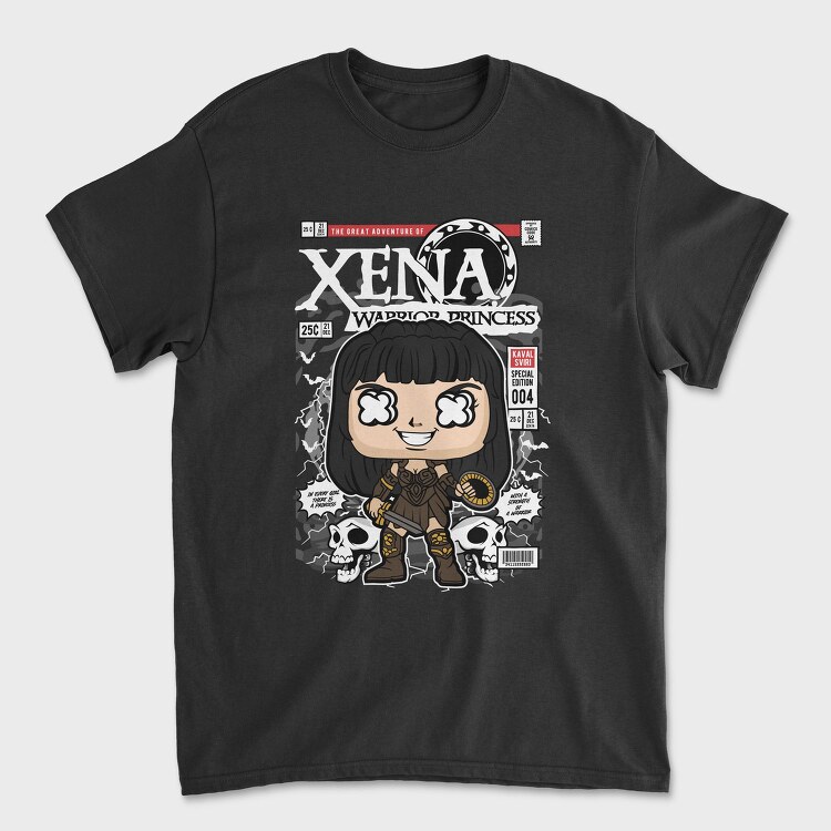 Warrior Princess Comic, Tricou Barbati (Unisex)