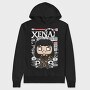 Warrior Princess Comic, Hanorac Oversize Barbati (Unisex)