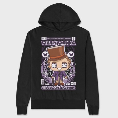 Willy Wonkas Candy Quest, Hanorac Oversize Barbati (Unisex)