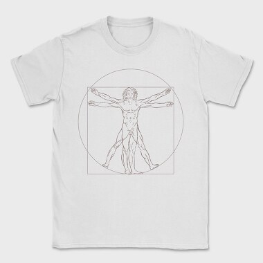 Vitruvian Man, Tricou Barbati (Unisex)