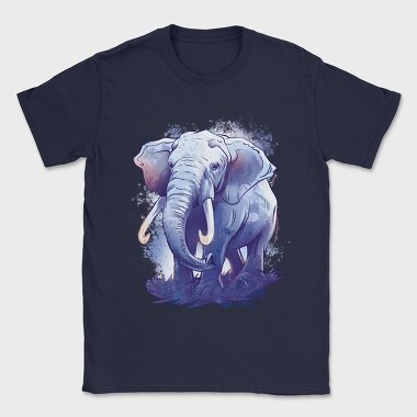 Watercolor Elephant, Tricou Barbati (Unisex)