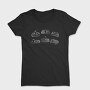 Vintage Game Controllers Joysticks Monochrome, Tricou Femei