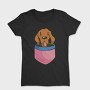 Vizsla Dog Pocket, Tricou Femei