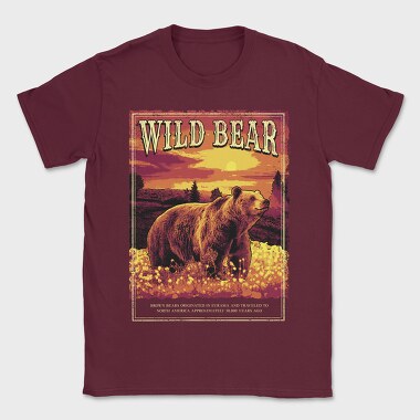 Wild Bear Forest, Tricou Barbati (Unisex)
