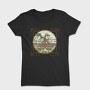 Vintage Painting Dragon Tote, Tricou Femei