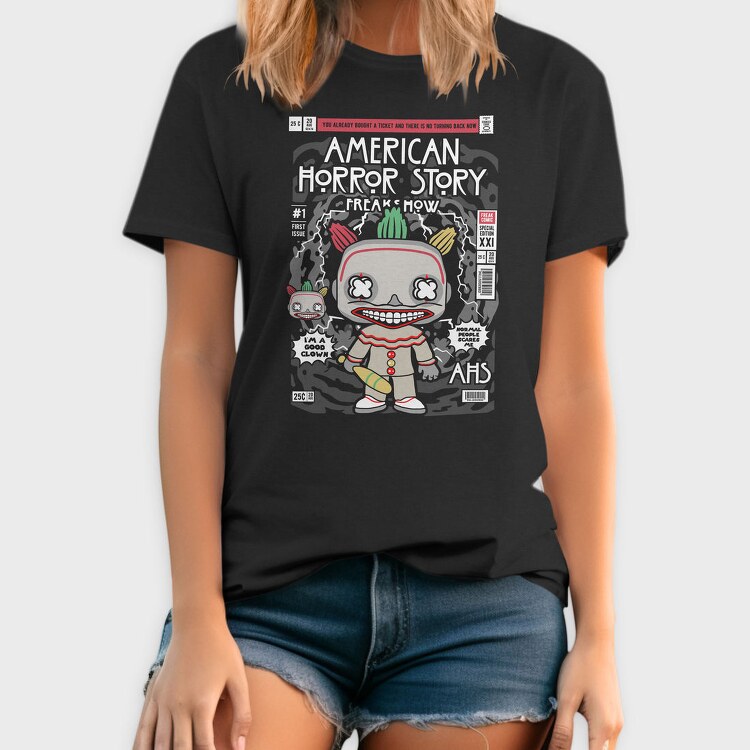 Freakshow Clown Horror, Tricou Barbati (Unisex)