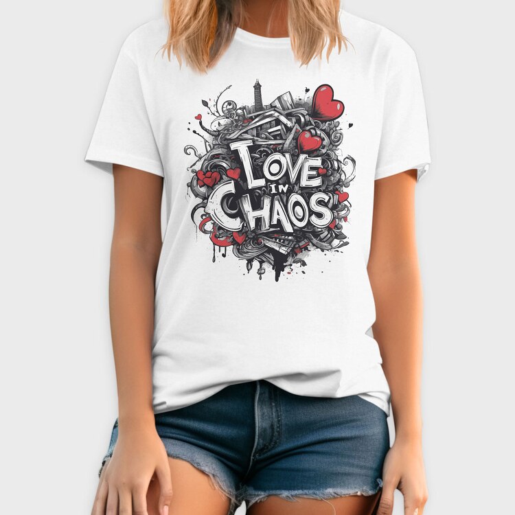 Love Chaos, Tricou Barbati (Unisex)