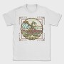 Vintage Painting Dragon Tote, Tricou Barbati (Unisex)