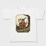 Vintage Fox Coat Illustrations, Tricou Copii