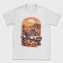 Vintage Cowboy And Truck, Tricou Barbati (Unisex)