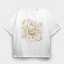 Vintage Cancer Constellation Zodiac Sign, Tricou Oversize Barbati (Unisex)