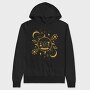 Vintage Cancer Constellation Zodiac Sign, Hanorac Oversize Barbati (Unisex)