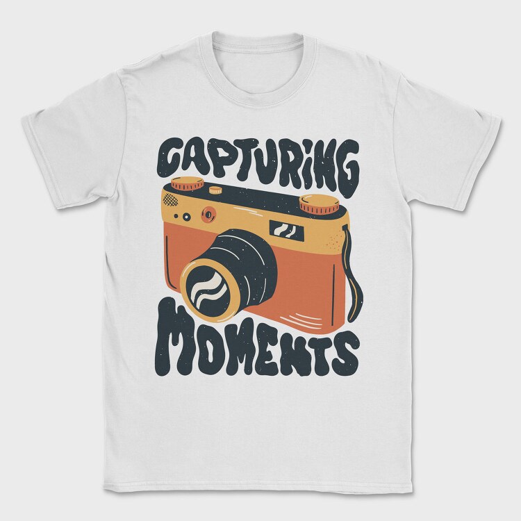 Vintage Camera Photography Capturing Moments, Tricou Barbati (Unisex)