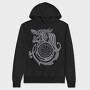 Viking Wolf, Hanorac Oversize Barbati (Unisex)