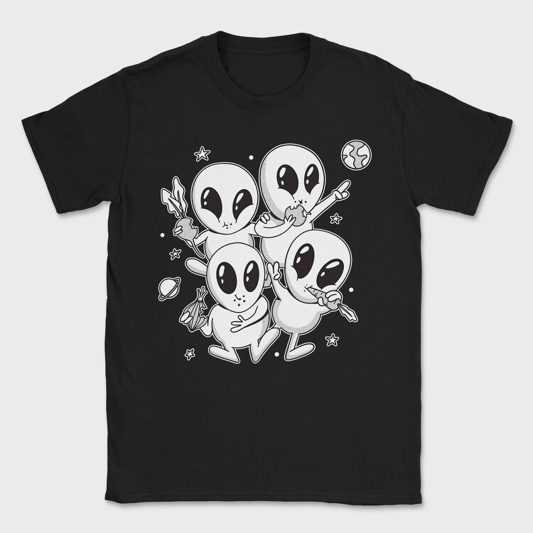 Vegetable Aliens, Tricou Barbati (Unisex)