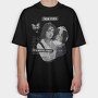 New Year Holiday Funny Collage, Tricou Oversize Barbati (Unisex)
