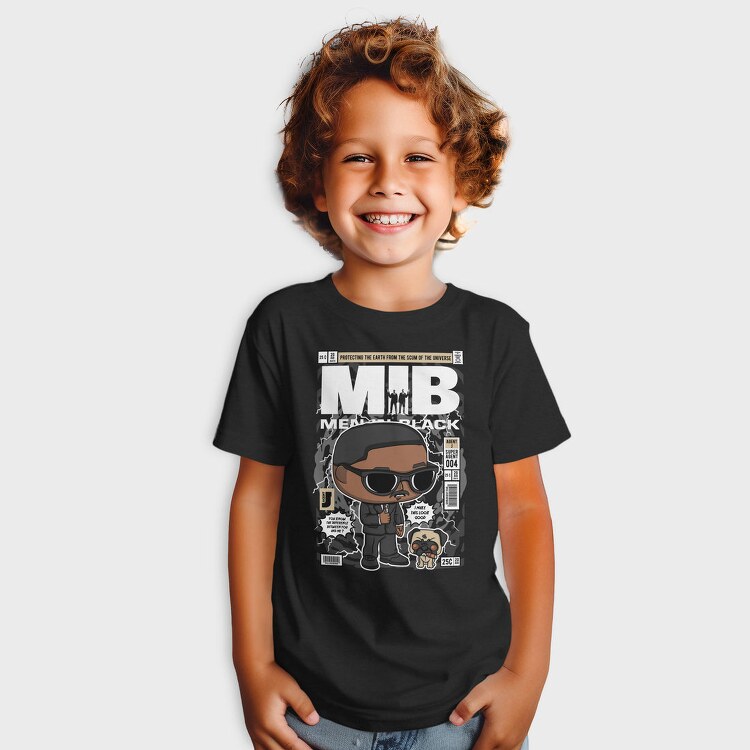 Agent J Comic Pop Art, Tricou Copii