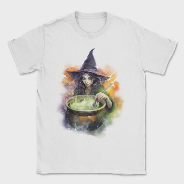Witch Watercolor, Tricou Barbati (Unisex)