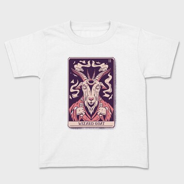 Wizard Goat Tarot Card, Tricou Copii