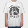 Pick Your Poison Halloween, Tricou Oversize Barbati (Unisex)