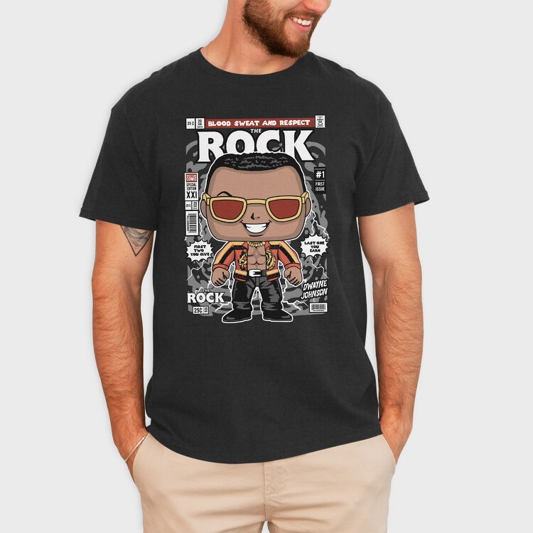 Rockstar Icon, Tricou Barbati (Unisex)