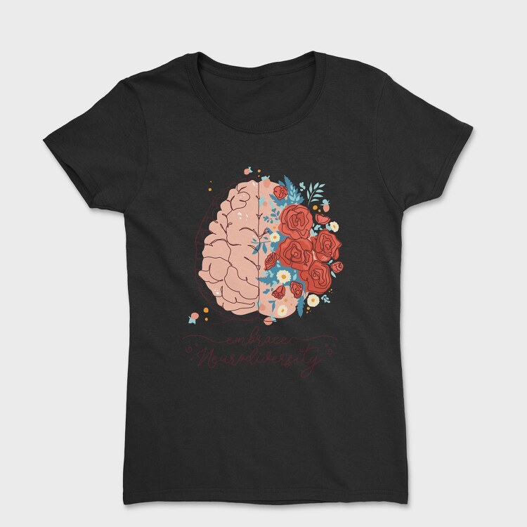 Neurodiversity Brain Mental Health, Tricou Femei