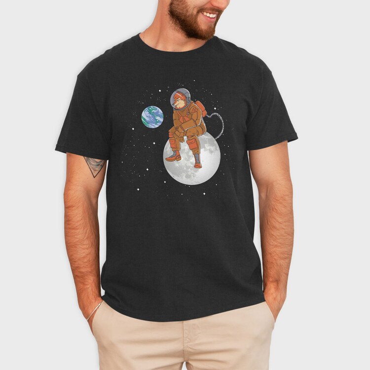Galaxy Fox, Tricou Barbati (Unisex)