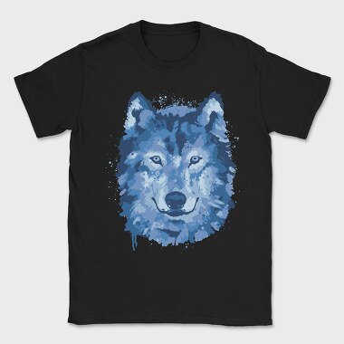 Wolf Splattered, Tricou Barbati (Unisex)
