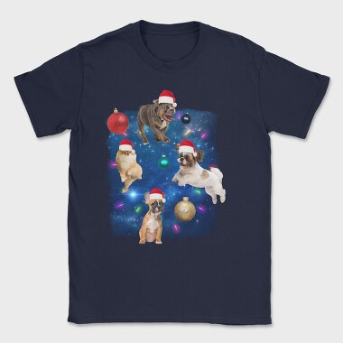 Xmas Dogs, Tricou Barbati (Unisex)