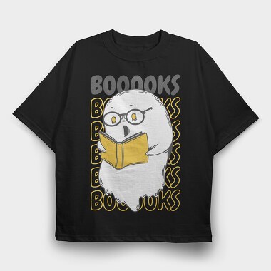 Yellow Book Ghost, Tricou Oversize Barbati (Unisex)