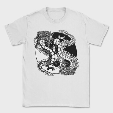 Yin Yang Dragons, Tricou Barbati (Unisex)