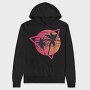 Vaporwave Palm Tree Sunset, Hanorac Oversize Barbati (Unisex)