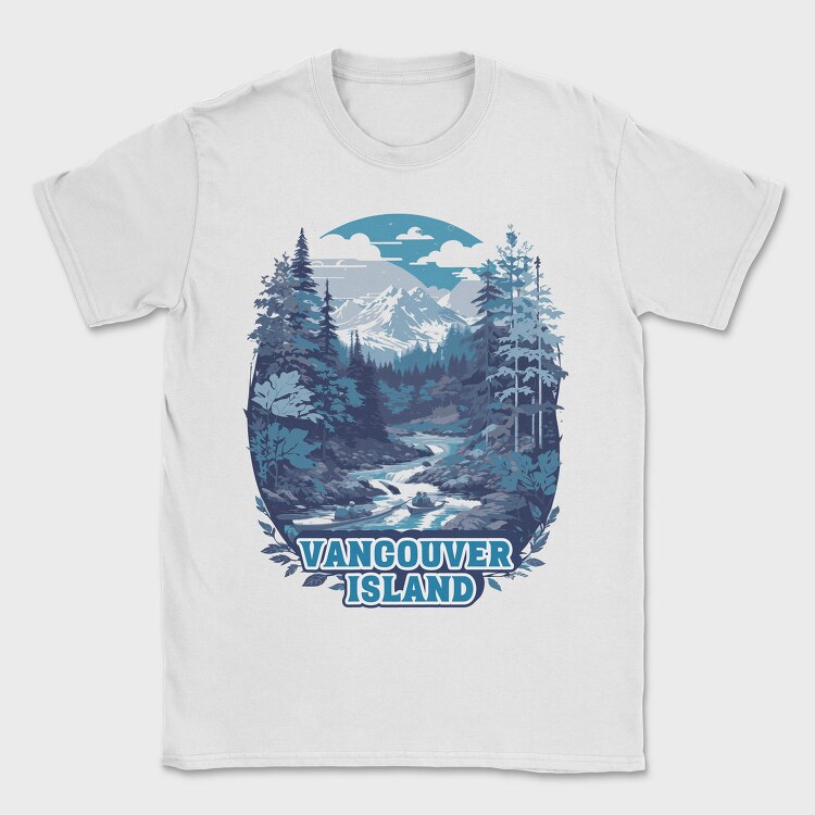 Vancouver Island Nature Tote, Tricou Barbati (Unisex)