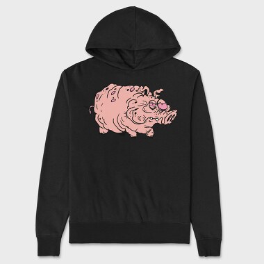 Piggy Party, Hanorac Oversize Barbati (Unisex)