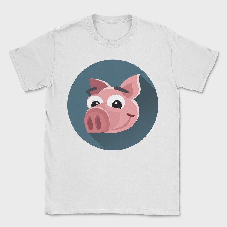 Piggy Bank Smile, Tricou Barbati (Unisex)