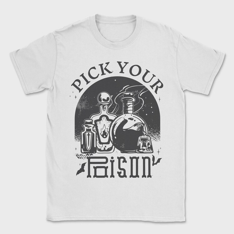 Pick Your Poison Halloween, Tricou Barbati (Unisex)
