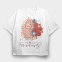 Neurodiversity Brain Mental Health, Tricou Oversize Barbati (Unisex)